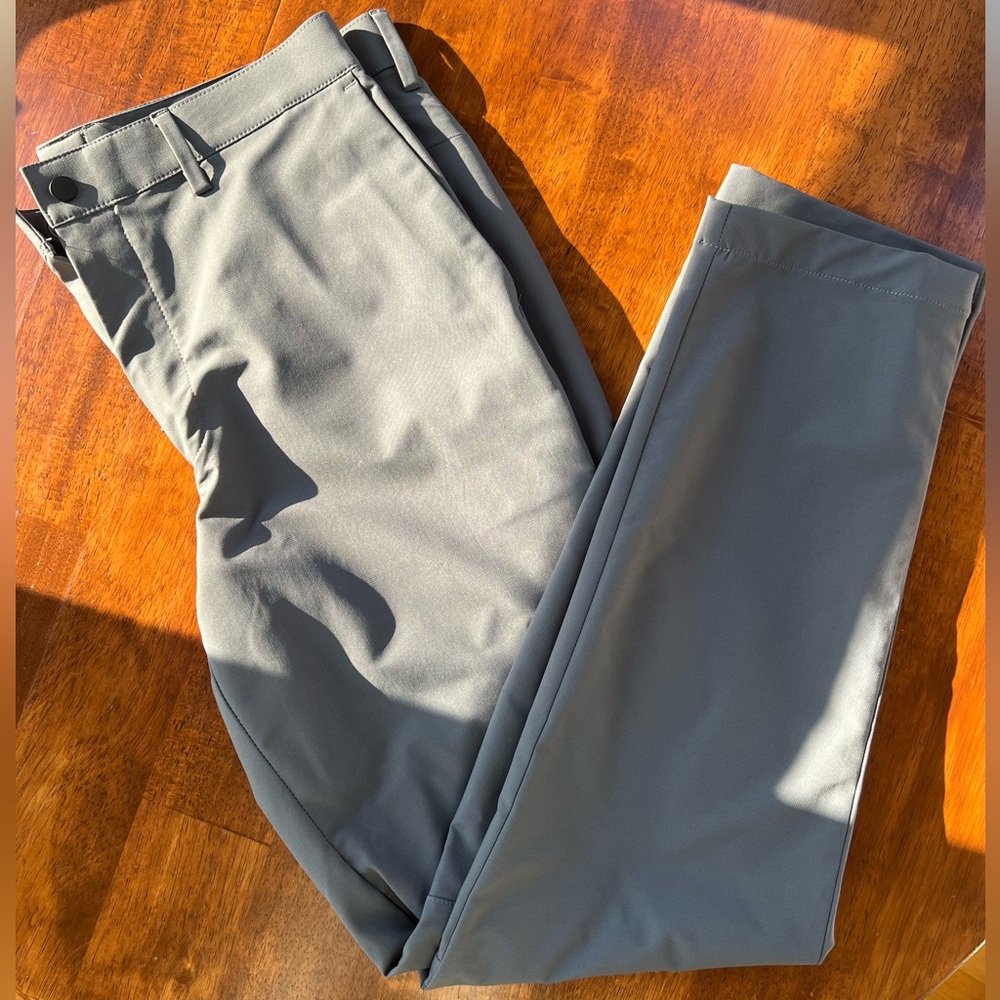 NWT Banana Republic Men's Charcoal Gray City Pant Slim Fit